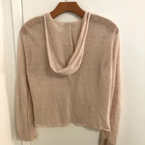 NWOT Banana Republic Heather Pink Women’s Hooded Top/Cover Up. - Picture 4 of 7